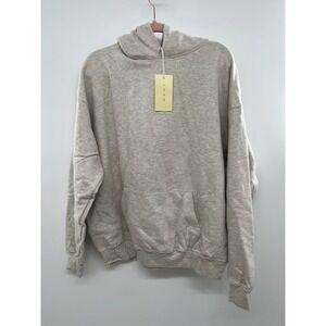 mnml Everyday Hoodie Men's Small Gray Medium Washed Fleece Long Sleeve Pullover